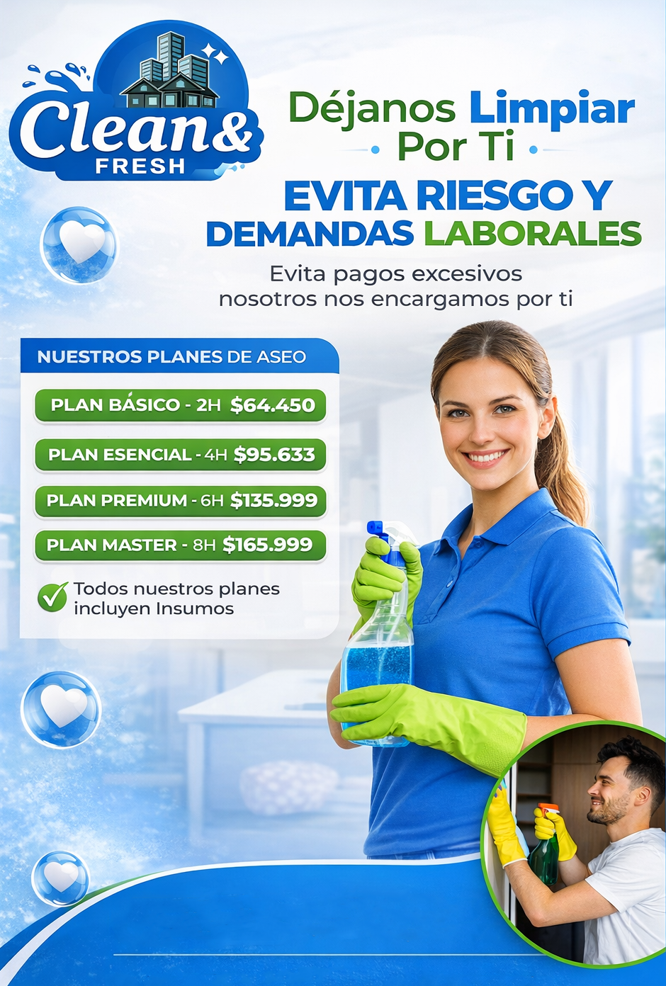 Planes de Aseo Hogar Clean & Fresh